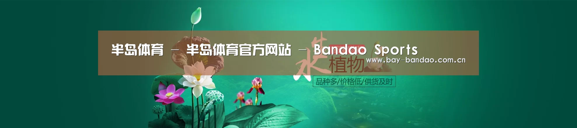 鲜花水草花卉网站模板